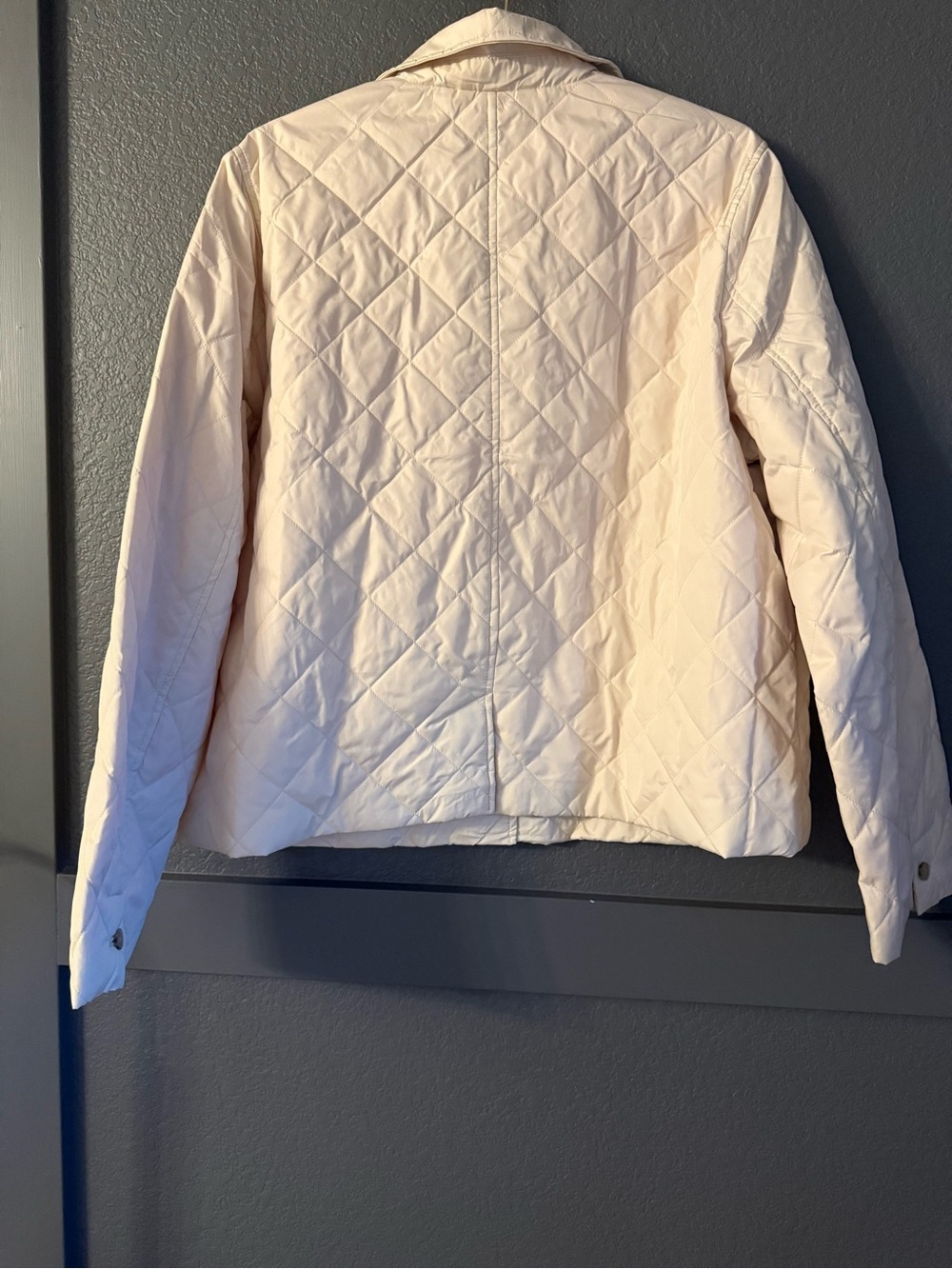 J.CREW • Quilted signature puffer jacket - cream - XL - Picture 6 of 6